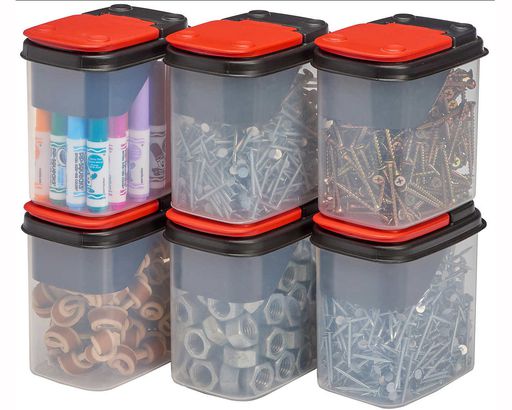 Buddeez Bits And Bolts All-Purpose Storage Bins, 12 Ct.