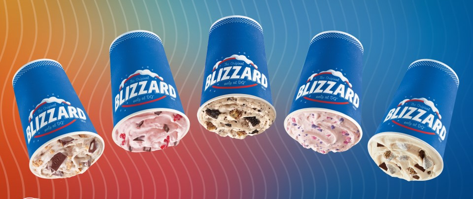 Dairy Queen Summer Blizzard Menu