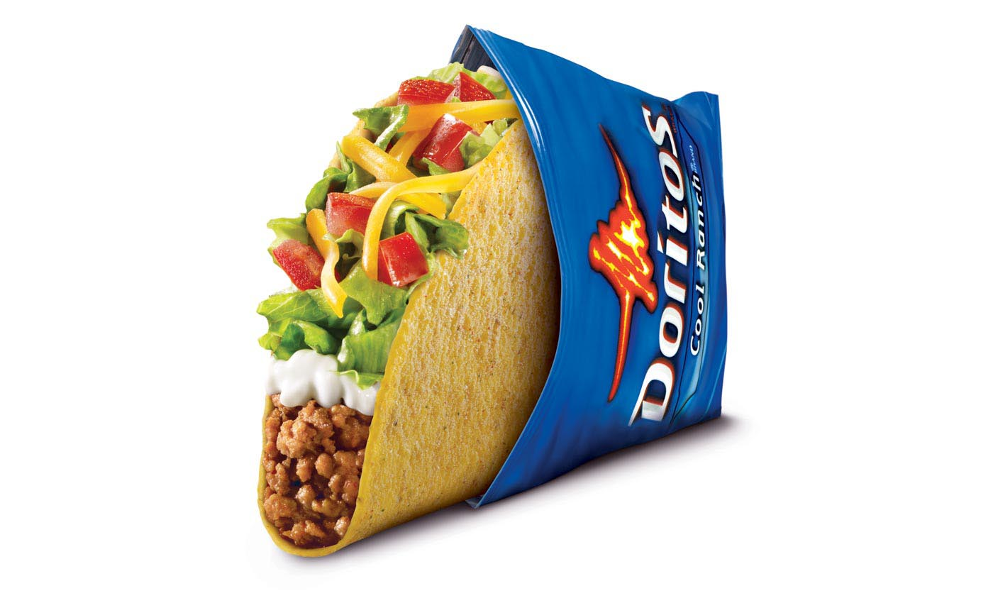 Taco Bell Cool Ranch Doritos Locos Taco