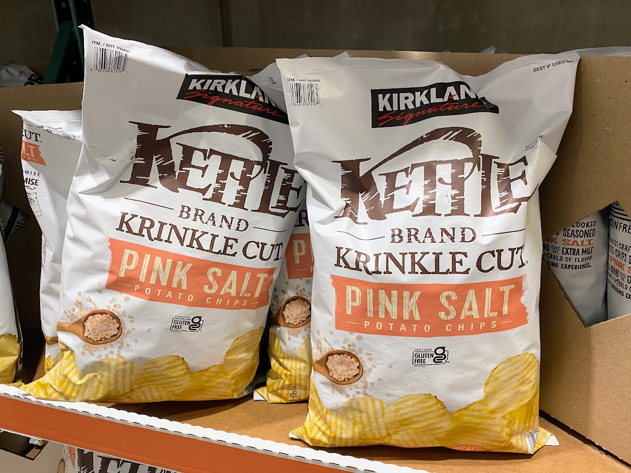 Kettle krinkle cut pink salt costco