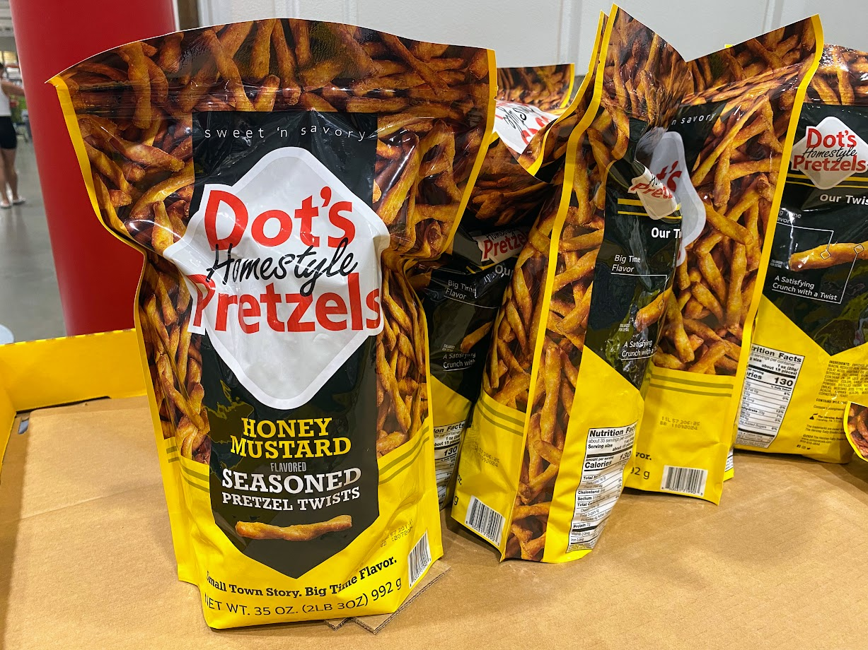Dot's pretzels honey mustard costco