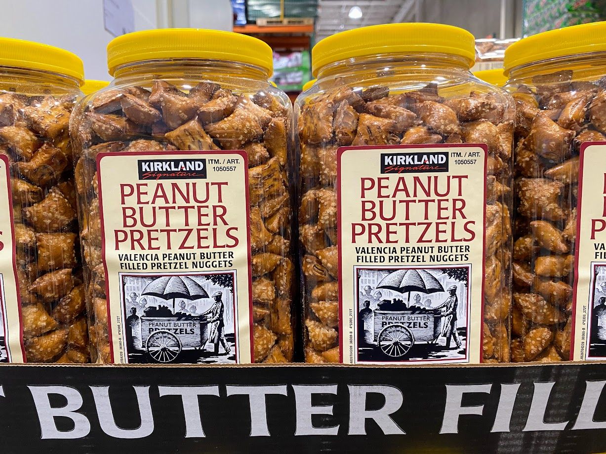 Kirkland peanut butter pretzels