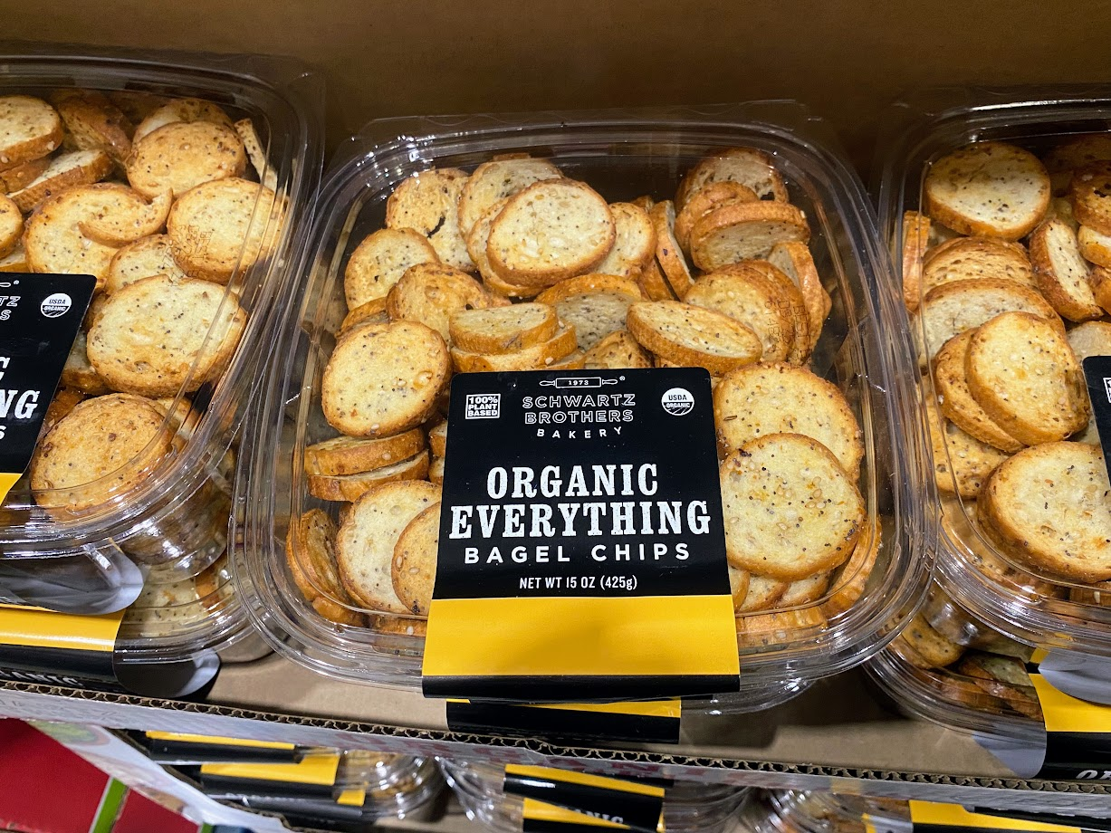 Schwartz Brother bakery everything bagel chips costco