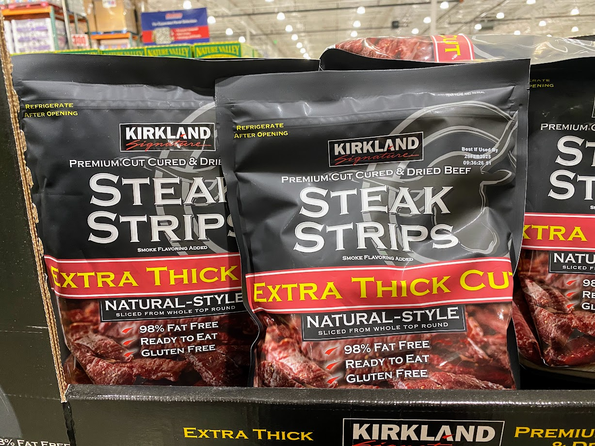 Kirkland Steak Strips costco