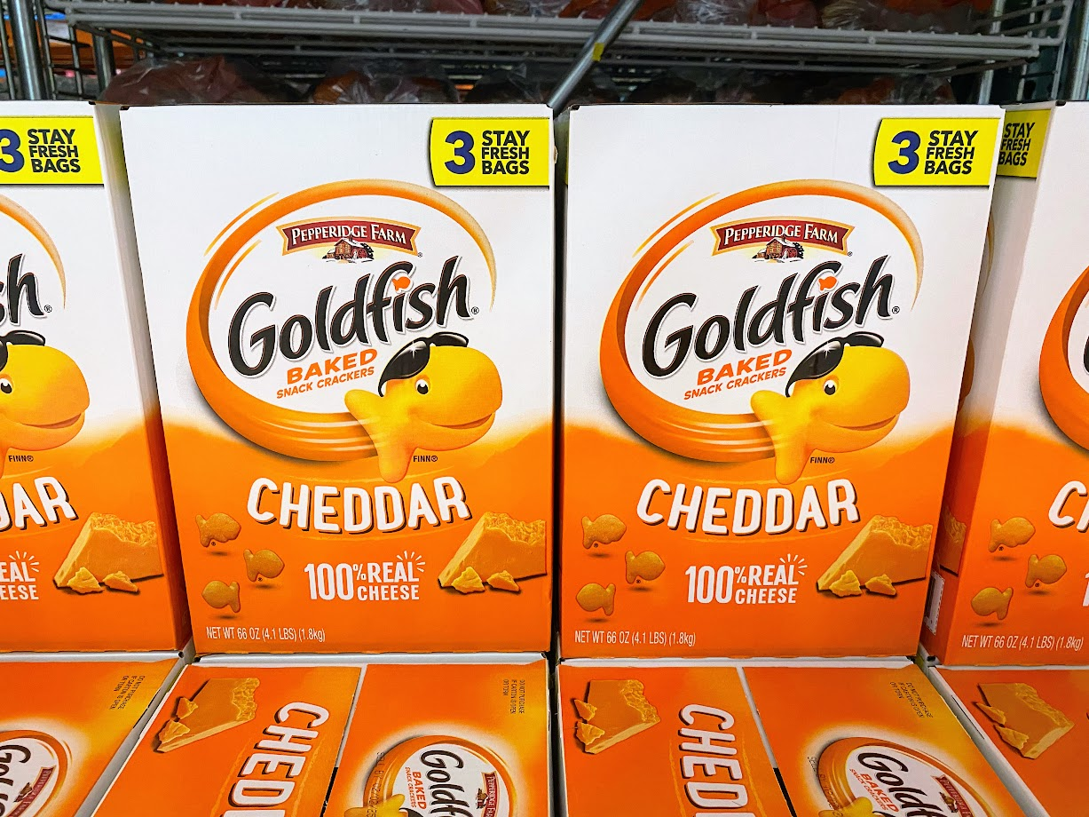 Goldfish cheddar costco
