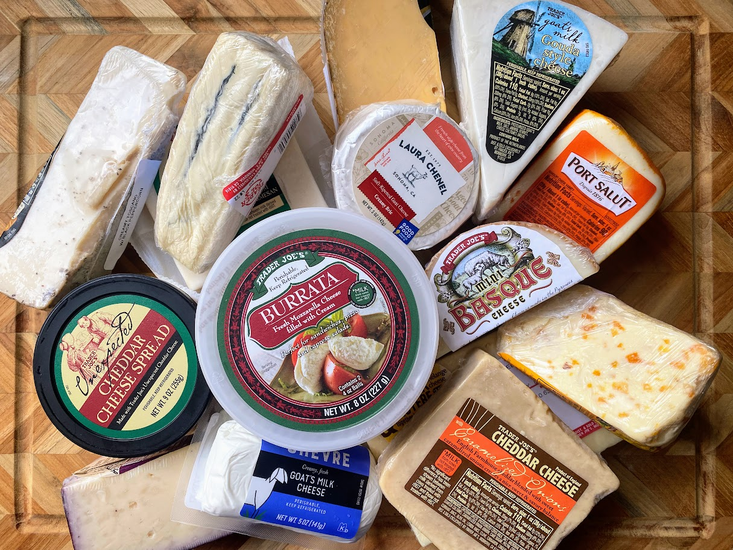 Trader Joe's cheeses cover photo