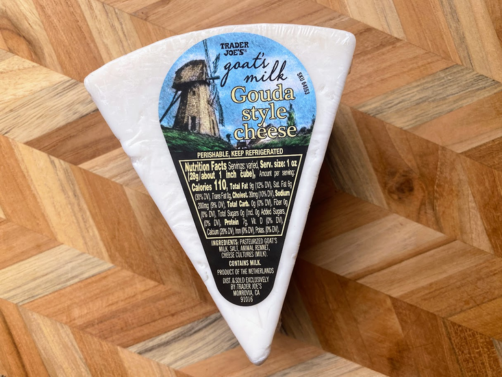 Trader Joe's goat's milk gouda cheese