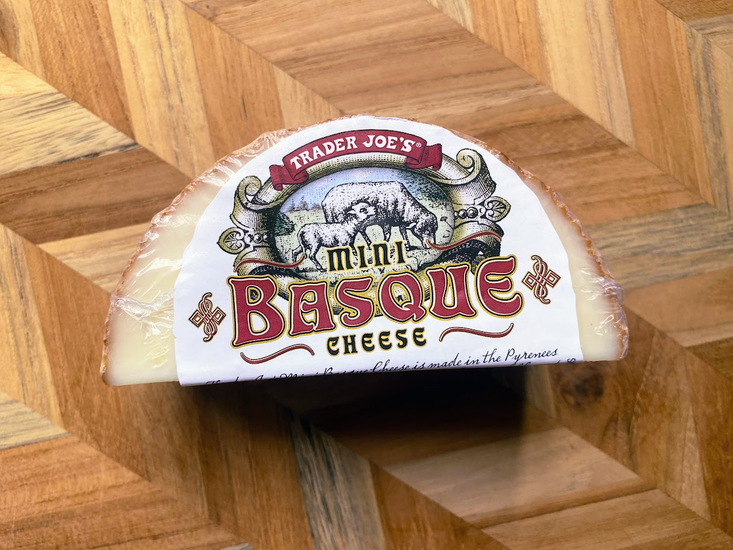 Trader Joe's mini basque cheese