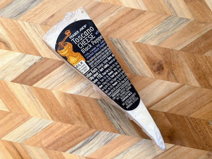 Trader Joe's Toscano with black pepper cheese