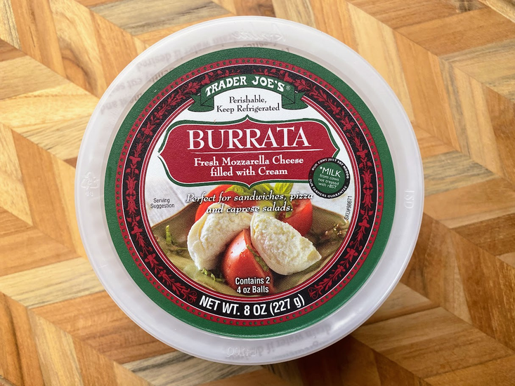 Trader Joe's burrata cheese