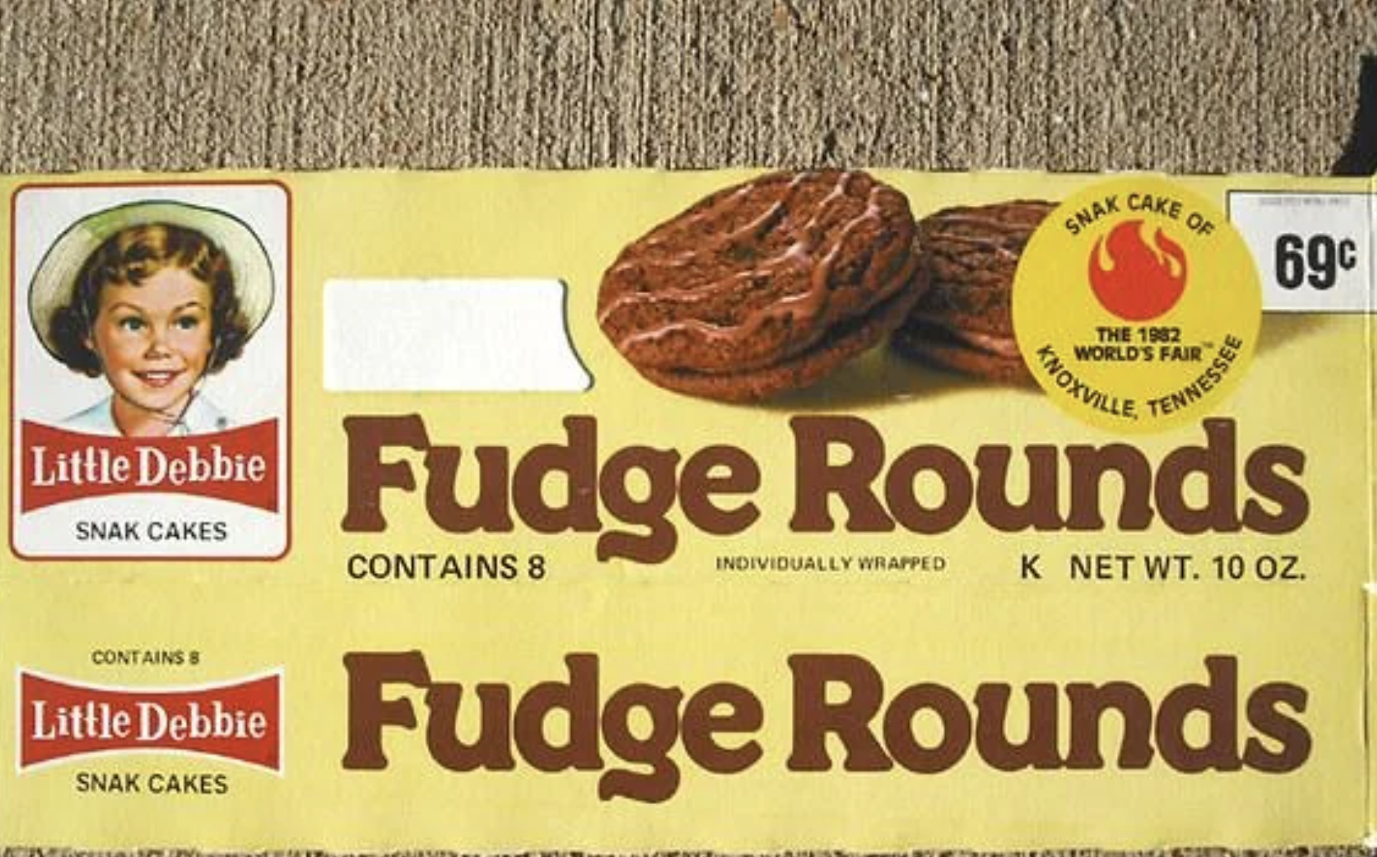 Little Debbie Fudge Rounds 1980s