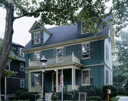 John F. Kennedy home, Brookline, Massachusetts 