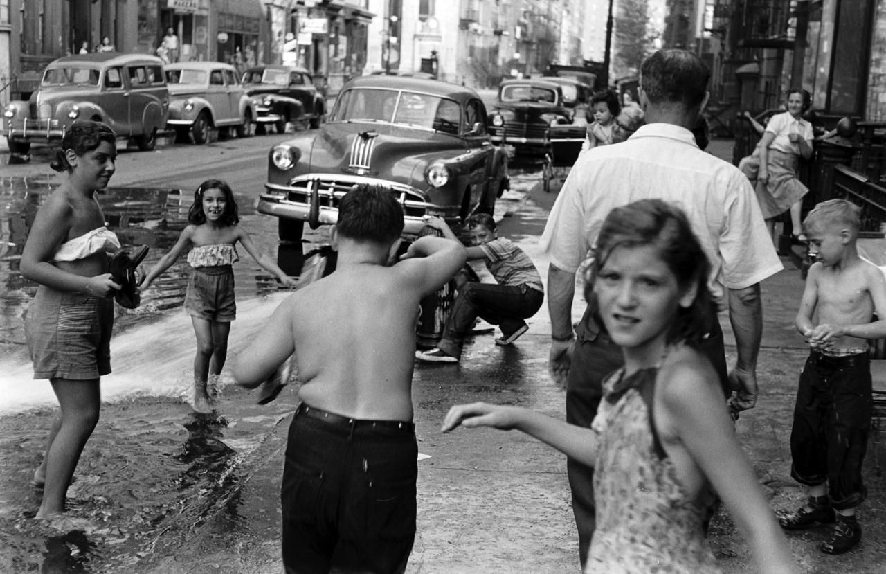 New York City heat wave, Peter Stackpole, 1953.