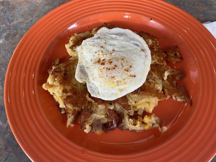 Egg Mann and Earl hash browns