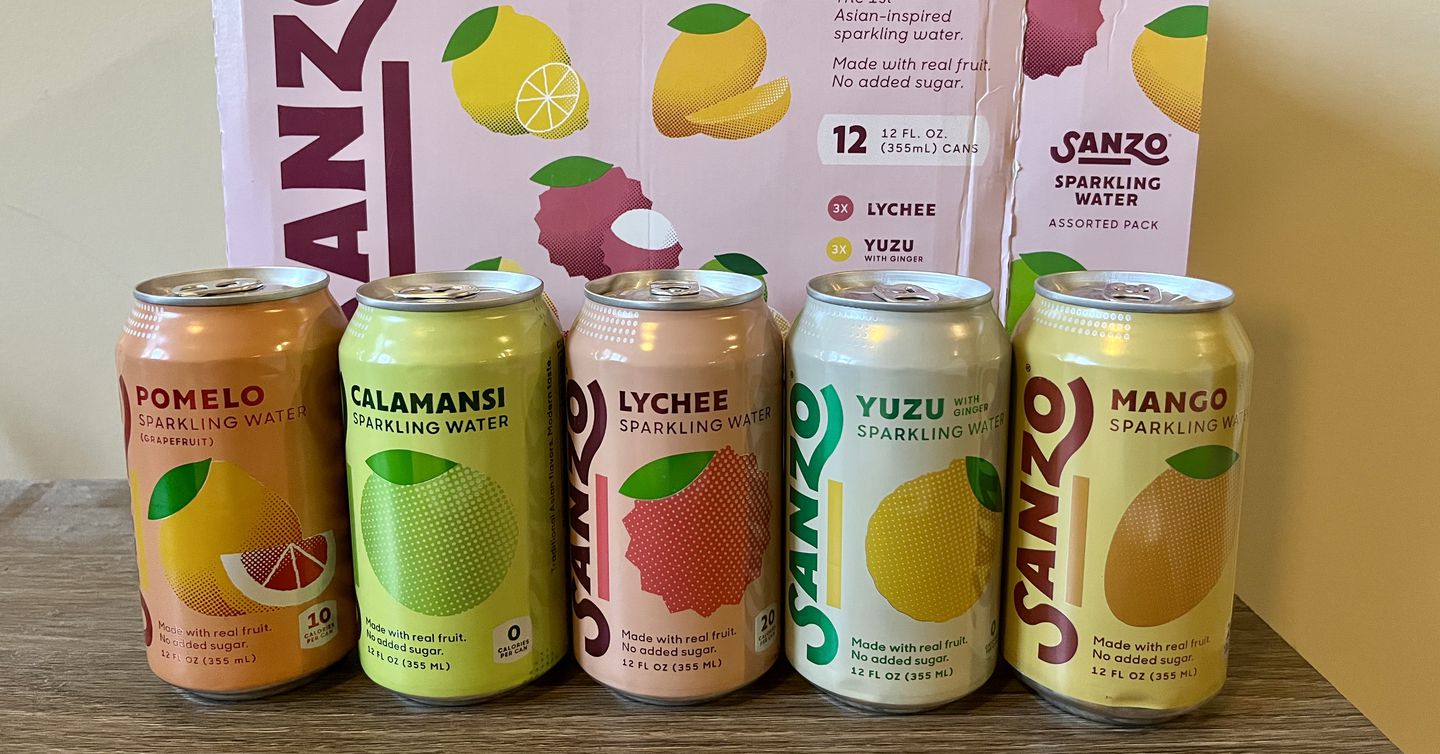 5 Flavors of Sanzo Sparkling Water, Ranked