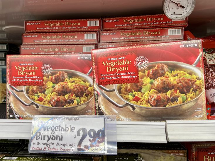 Trader Joe's Vegetable Biryani