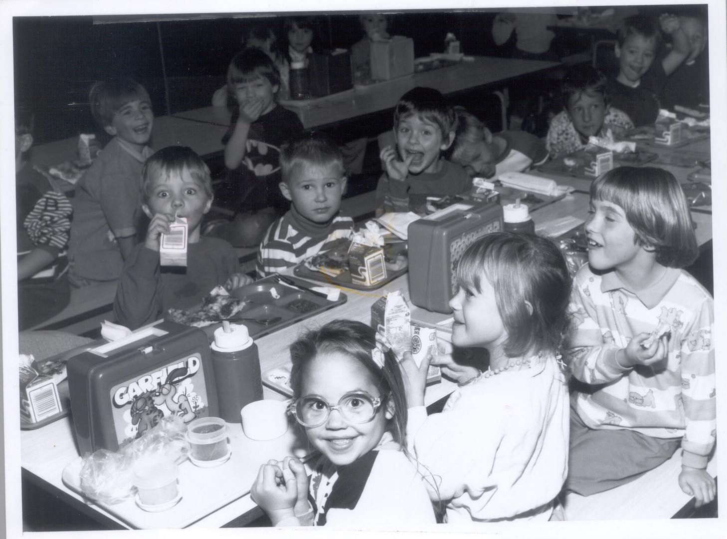 School lunch in the 80s